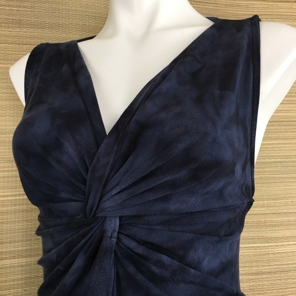 LACOSTE + MALANDRINO Twist Front Sleeveless Top Blouse Size S - Picture 6 of 9